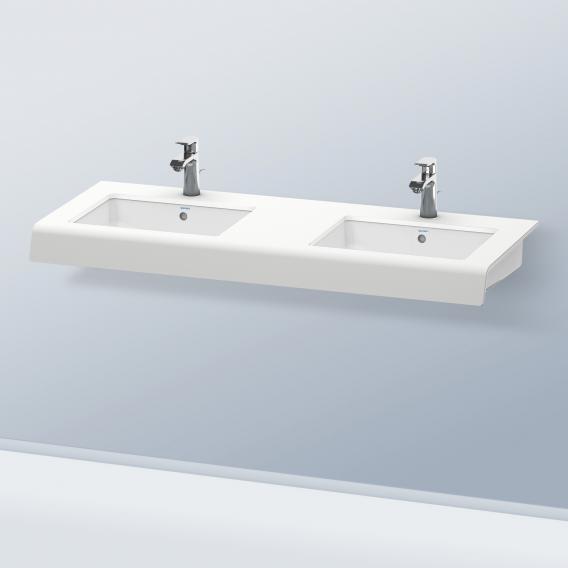 Duravit DuraStyle 檯面，可容納 2 個檯面洗臉盆/嵌入式洗臉盆