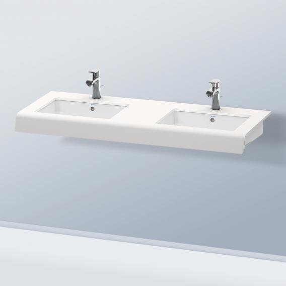 Duravit DuraStyle 檯面，可容納 2 個檯面洗臉盆/嵌入式洗臉盆