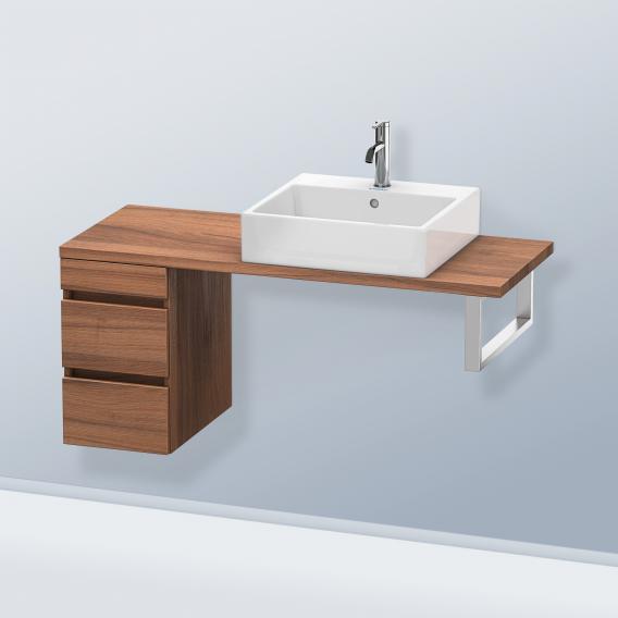 Duravit DuraStyle 矮櫃，適用於緊湊型檯面，帶有 2 個拉出式隔間