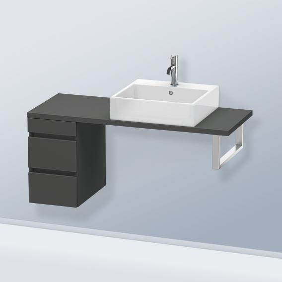 Duravit DuraStyle 矮櫃，適用於緊湊型檯面，帶有 2 個拉出式隔間