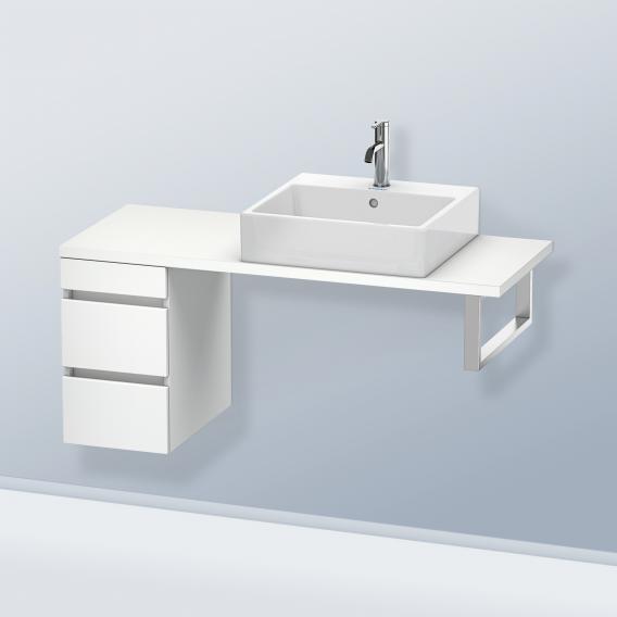 Duravit DuraStyle 矮櫃，適用於緊湊型檯面，帶有 2 個拉出式隔間