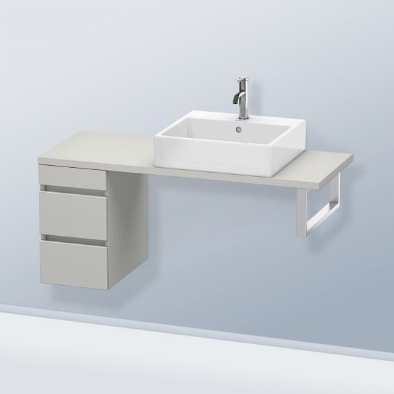 Duravit DuraStyle 矮櫃，適用於緊湊型檯面，帶有 2 個拉出式隔間