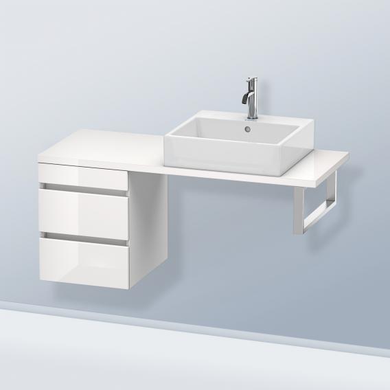 Duravit DuraStyle 矮櫃，適用於緊湊型檯面，帶有 2 個拉出式隔間