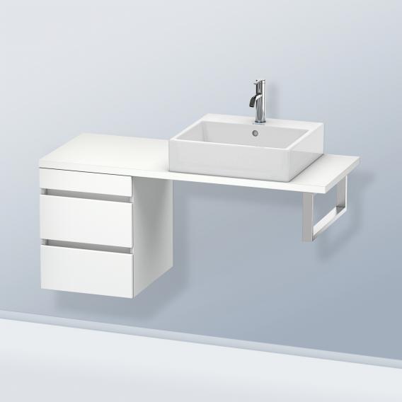 Duravit DuraStyle 矮櫃，適用於緊湊型檯面，帶有 2 個拉出式隔間