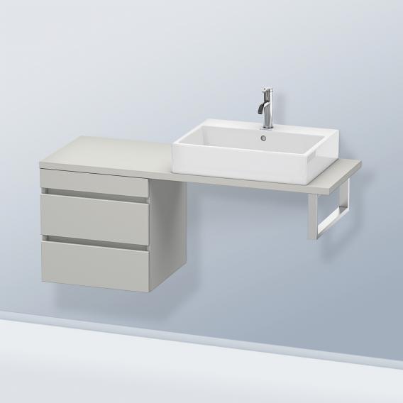 Duravit DuraStyle 矮櫃，適用於緊湊型檯面，帶有 2 個拉出式隔間