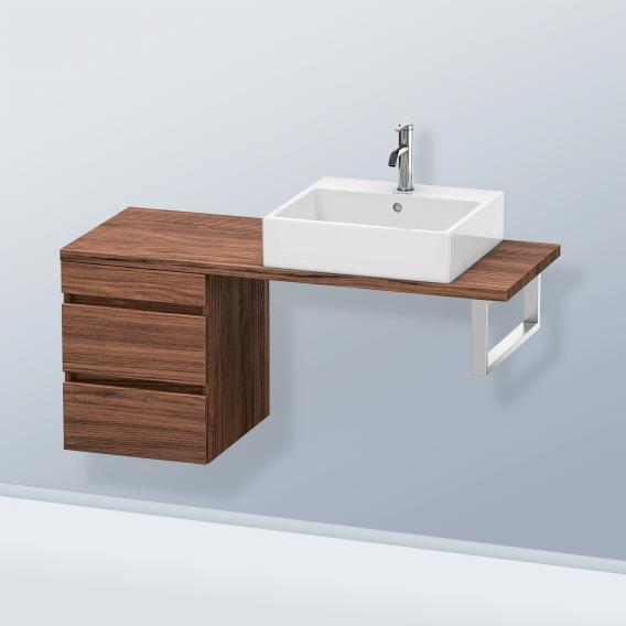 Duravit DuraStyle 矮櫃，適用於緊湊型檯面，帶有 2 個拉出式隔間