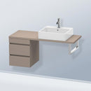 Duravit DuraStyle low cabinet for Compact countertop with 2 pull-out compartments