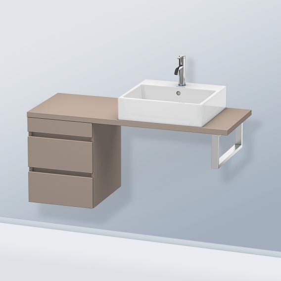 Duravit DuraStyle 矮櫃，適用於緊湊型檯面，帶有 2 個拉出式隔間