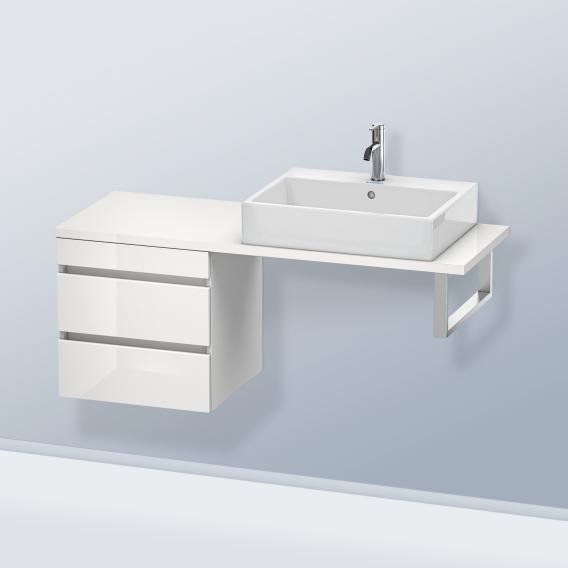 Duravit DuraStyle 矮櫃，適用於緊湊型檯面，帶有 2 個拉出式隔間