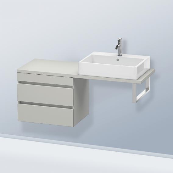 Duravit DuraStyle 矮櫃，適用於緊湊型檯面，帶有 2 個拉出式隔間