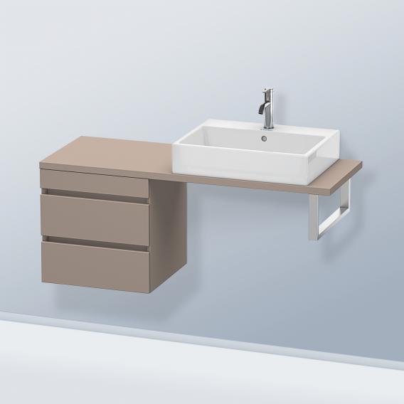 Duravit DuraStyle 矮櫃，適用於緊湊型檯面，帶有 2 個拉出式隔間