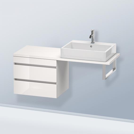 Duravit DuraStyle 矮櫃，適用於緊湊型檯面，帶有 2 個拉出式隔間