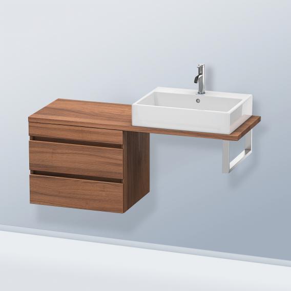 Duravit DuraStyle 矮櫃，適用於緊湊型檯面，帶有 2 個拉出式隔間