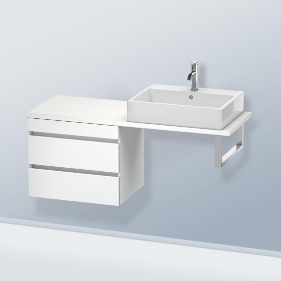 Duravit DuraStyle 矮櫃，適用於緊湊型檯面，帶有 2 個拉出式隔間