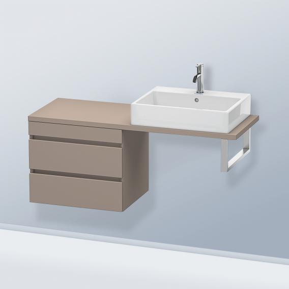 Duravit DuraStyle 矮櫃，適用於緊湊型檯面，帶有 2 個拉出式隔間