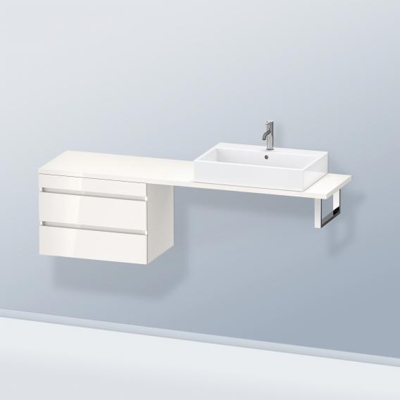 Duravit DuraStyle 矮櫃，適用於緊湊型檯面，帶有 2 個拉出式隔間