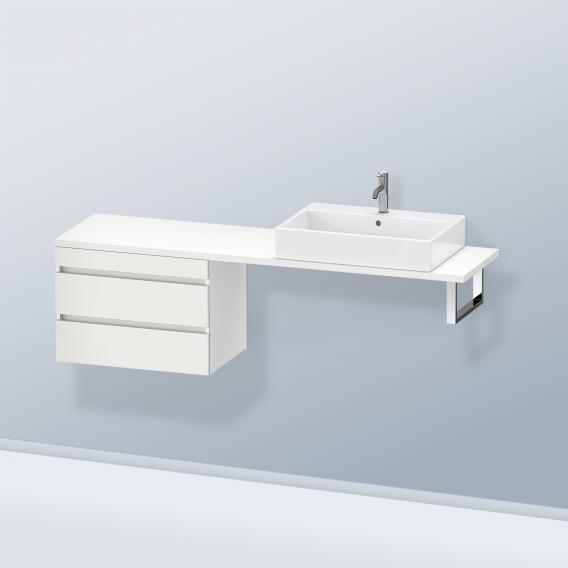 Duravit DuraStyle 矮櫃，適用於緊湊型檯面，帶有 2 個拉出式隔間