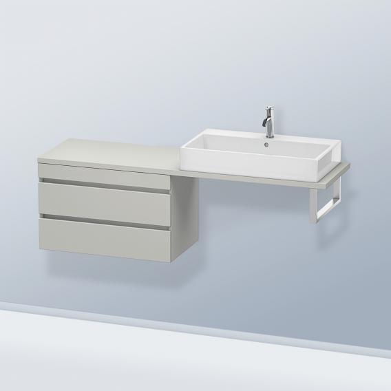 Duravit DuraStyle 矮櫃，適用於緊湊型檯面，帶有 2 個拉出式隔間