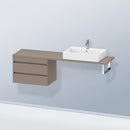 Duravit DuraStyle low cabinet for Compact countertop with 2 pull-out compartments