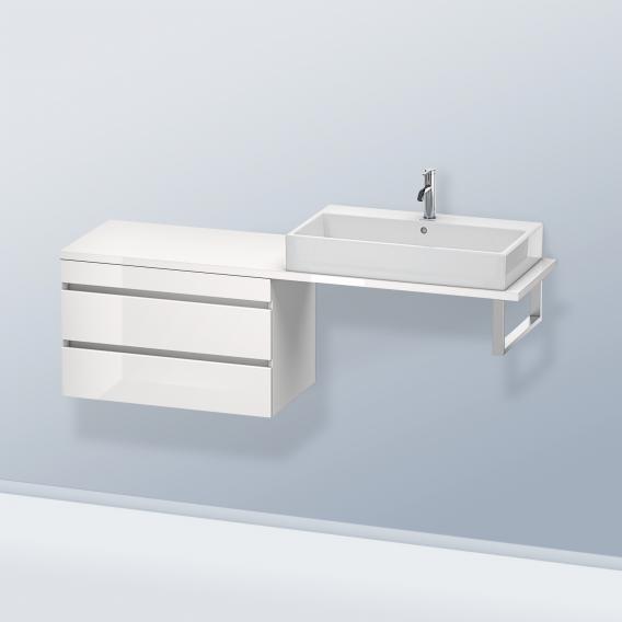 Duravit DuraStyle 矮櫃，適用於緊湊型檯面，帶有 2 個拉出式隔間