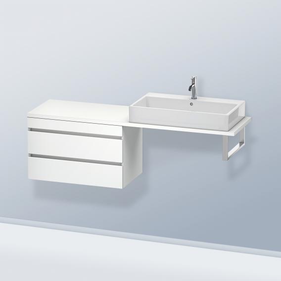 Duravit DuraStyle 矮櫃，適用於緊湊型檯面，帶有 2 個拉出式隔間