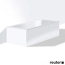 Duravit DuraStyle panelling for bath/whirlbath, back-to-wall version white