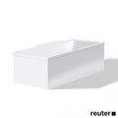 Duravit DuraStyle panelling for bath/whirlbath, back-to-wall version white
