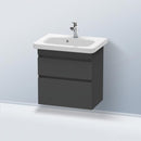 Duravit Durastyle 壁掛式梳妝台 緊湊型，附 2 個拉出式隔間
