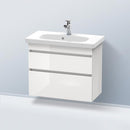 Duravit Durastyle 壁掛式梳妝台 緊湊型，附 2 個拉出式隔間