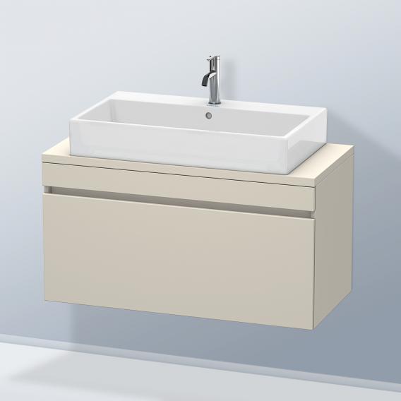 Duravit DuraStyle 梳妝台，適用於緊湊型檯面，帶有 1 個拉出式隔間