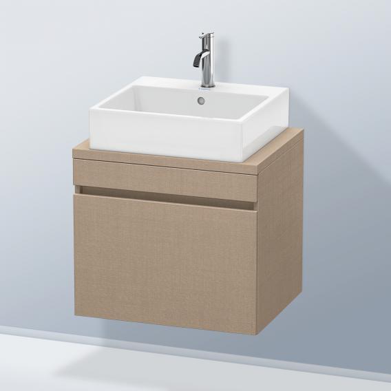 Duravit DuraStyle 梳妝台，適用於緊湊型檯面，帶有 1 個拉出式隔間