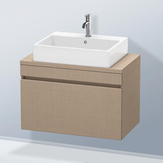 Duravit DuraStyle 梳妝台，適用於緊湊型檯面，帶有 1 個拉出式隔間