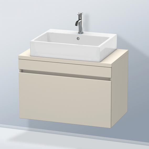 Duravit DuraStyle 梳妝台，適用於緊湊型檯面，帶有 1 個拉出式隔間