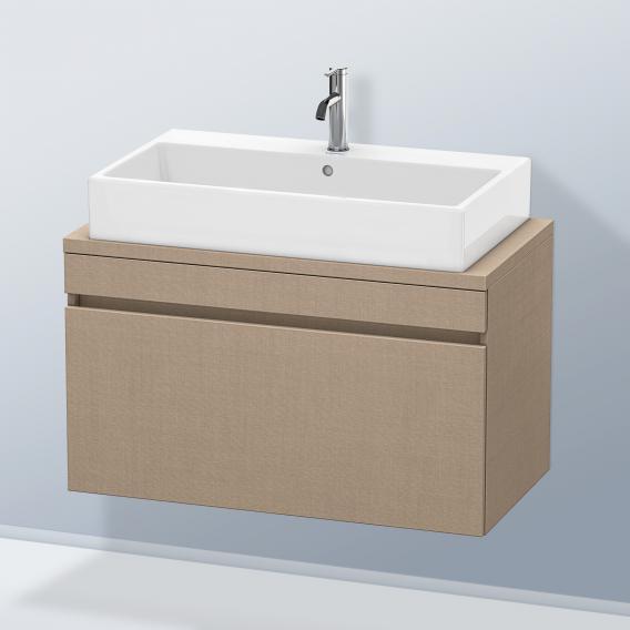 Duravit DuraStyle 梳妝台，適用於緊湊型檯面，帶有 1 個拉出式隔間