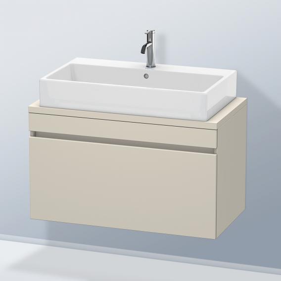 Duravit DuraStyle 梳妝台，適用於緊湊型檯面，帶有 1 個拉出式隔間