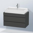 Duravit DuraStyle vanity unit for Compact countertop with 2 pull-out compartments
