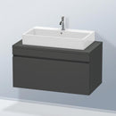 Duravit DuraStyle vanity unit for countertop with 1 pull-out compartment