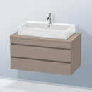 Duravit DuraStyle vanity unit for countertop with 2 pull-out compartments
