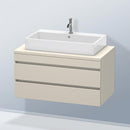 Duravit DuraStyle vanity unit for countertop with 2 pull-out compartments