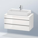 Duravit DuraStyle vanity unit for countertop with 2 pull-out compartments