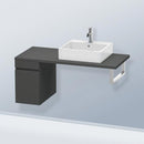Duravit DuraStyle vanity unit for countertop with 1 pull-out compartment