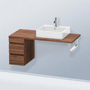 Duravit DuraStyle vanity unit for countertop with 2 pull-out compartments