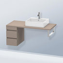 Duravit DuraStyle vanity unit for countertop with 2 pull-out compartments