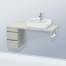 Duravit DuraStyle vanity unit for countertop with 2 pull-out compartments