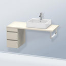Duravit DuraStyle vanity unit for countertop with 2 pull-out compartments
