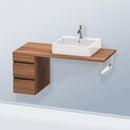 Duravit DuraStyle vanity unit for countertop with 2 pull-out compartments