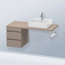 Duravit DuraStyle vanity unit for countertop with 2 pull-out compartments