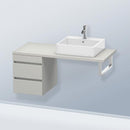 Duravit DuraStyle vanity unit for countertop with 2 pull-out compartments