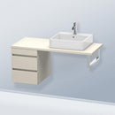 Duravit DuraStyle vanity unit for countertop with 2 pull-out compartments