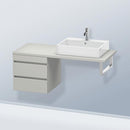 Duravit DuraStyle vanity unit for countertop with 2 pull-out compartments